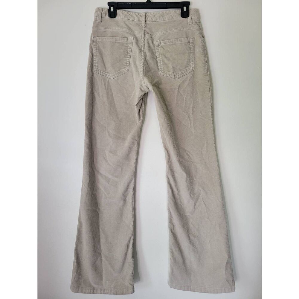 Eddie Bauer Cream Corduroy Bootcut Pants Womens 8 - Picture 3 of 6